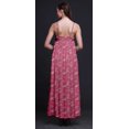 thumbnail image 3 of Bimba Robe Longue pour Femmes en Rayonne à Imprimé Floral Chic Bohème d'Été Maxi de Plage - Très Petit, 3 of 4