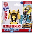 thumbnail image 2 of Transformers CYBERWORLD Armored Cyber Changers Bumblebee Action Figure, 2 of 9