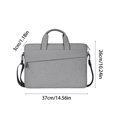 thumbnail image 3 of Multi-Function Laptop Shoulder Bag with Padded Compartment, Lightweight Computer Briefcase for 15" Notebooks & Tablet Accessories, 3 of 6