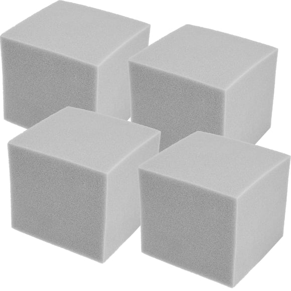 Miangastore 4pcs Corner Wall Sound Reduction Foams Tile Sound Insulation Foams Corner Blocks