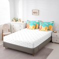 thumbnail image 4 of YST Summer Hawaiian Beach Comforter Set, 7-Piece, Ocean Theme, Queen, 4 of 5