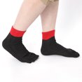 thumbnail image 3 of maskred Prevent Foot Injuries On Any Adventure With 5 Toe Cut Resistant Socks Grey Is Black spot red bindi 1Set, 3 of 6