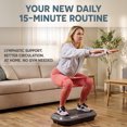 thumbnail image 2 of Lifepro Waver Vibration Plate Machine 200W, 330 lbs Capacity, 99 Speeds Fitness Platform, Gray, 2 of 11