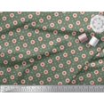thumbnail image 3 of Soimoi Poly Georgette Fabric Artistic Floral Printed Fabric 1 Yard 52 Inch Wide, 3 of 3