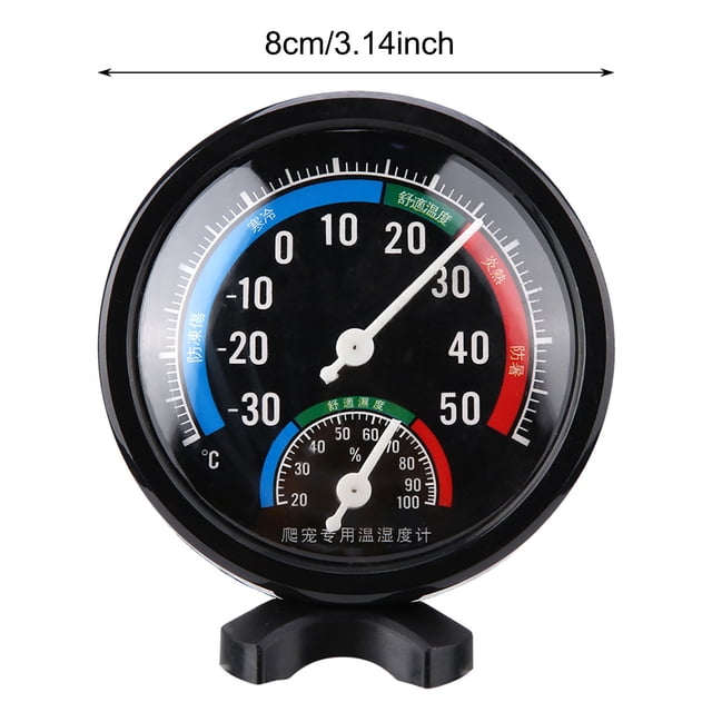 Reptile , ABS 2 In 1 Hygrometer, 3.9inch Tortoise Spider For Pet Shops Laboratories Hospitals Home