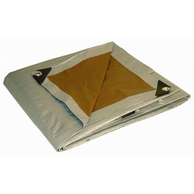 Foremost Tarp Bâche Argentée et Brune 20 X 20 22020