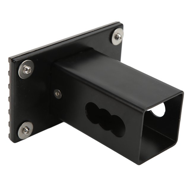 Flag Plug Hitch Cover, Metal Hitch Cover Flag Emblem Strong Black For 2in Trailer Hitch Receiver
