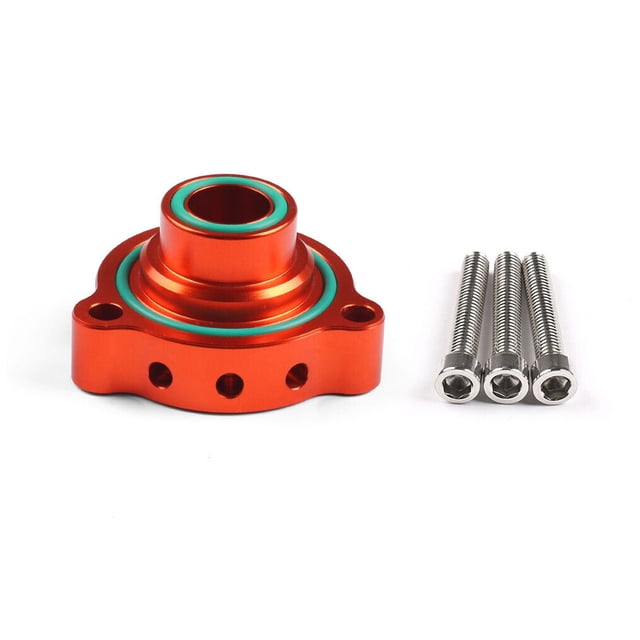 Ruiboury Car Blow-off Universal Valve Adapter Connector Automotive Upgrading Modification Replacement Parts Accessories Orange