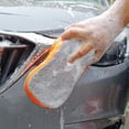 thumbnail image 1 of Oleegame 1PC Cleaning Brush Car Cleaning Products Car Cleaning Mesh Sponge Block High Density 8 Figure Absorbent Double Sponge Car Cleaning Sponge Orange, 1 of 8