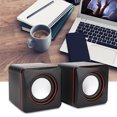 thumbnail image 3 of Desktop Speaker, USB Speaker, Lightweight Black For Home For Laptop Computer Office, 3 of 8