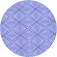 thumbnail image 1 of Ahgly Tapis Rond Lavable en Machine Intérieur Transitionnel Bleu Ardoise Clair, 3 Pieds Rond, 1 of 7