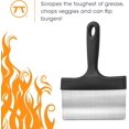 thumbnail image 3 of Outset Grattoir et Nettoyant pour Plaque de Cuisson, Acier Inoxydable, 3 of 5