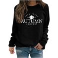 thumbnail image 2 of Hauts pour Femmes Habillés Décontractés Mode 2023 Imprimé Manches Longues Amples Col Rond Chandails à Capuchon Blouse Costumes d'Halloween pour Femmes en Solde, 2 of 5