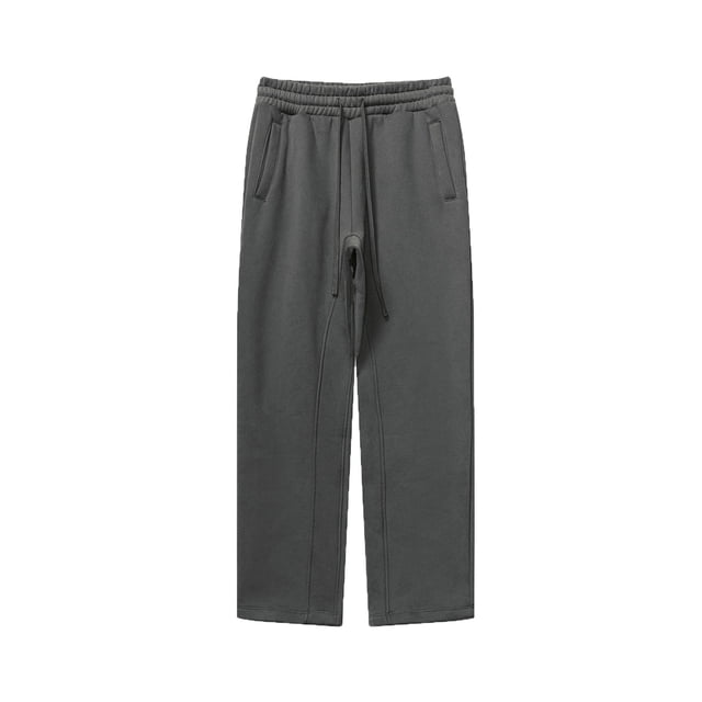 RKSTN Mens Pants Solid Color Casual Straight Leg Pants Full Length Pants Soft Comfortable Workout Pants