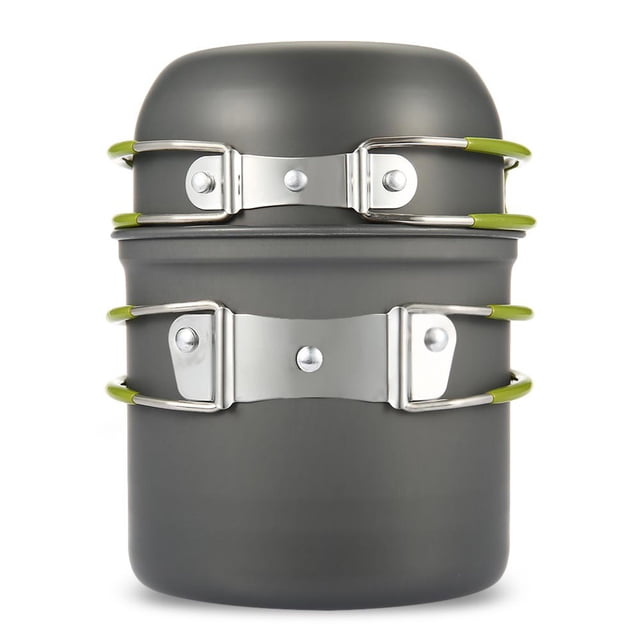 Quentinu 2 Pcs Ustensiles de Cuisine d'Extérieur, Ensemble de Cuisine pour Camping, Outils de Randonnée, Pique-Nique