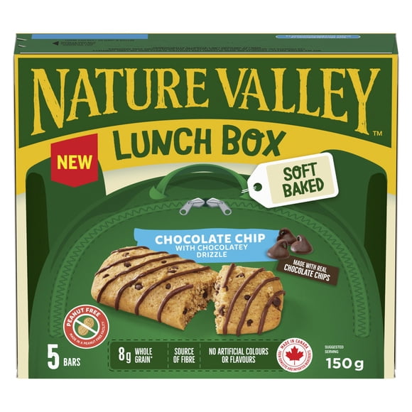 Nature Valley Lunch Box Soft Baked Chocolate Chip with Drizzle, 150 g