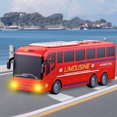 thumbnail image 4 of karymi Four Way LED Simulation Bus Children's Travel Bus Remote Control Bus Toy Car Model Toy Family Gifts, 4 of 6