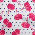 thumbnail image 1 of oneOone Polyester Spandex Red Fabric Cherry Sewing Craft Projects Fabric Prints By Yard 56 Inch Wide, 1 of 4