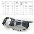 thumbnail image 4 of Dog Life Jacket, Cute  Dog Life Preserver Adjustable Pet Safety Vest with Rescue Handle for Swimming Boating Surfing Kayaking, 4 of 7