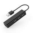 thumbnail image 1 of Concentrateur USB 3.0 à 3 Ports avec RJ45, Adaptateur Ethernet 10/100/1000 Gigabit, Convertisseur LAN Filaire, Adaptateur Réseau USB pour Ultrabooks, Ordinateurs Portables, Tablettes et Plus (Noir), 1 of 7
