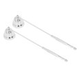 thumbnail image 3 of 2PCS Candle Snuffer, Long Handle, Metal Flame Snuffer Cover, Bell Shape, Wick Extinguishing Tool for Candles, 3 of 7