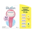 thumbnail image 1 of Schick Intuition Razor & Refill Value Pack, 1 of 8