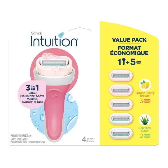Schick Intuition Razor & Refill Value Pack