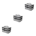 thumbnail image 4 of Redempat Nail Polish Storage Bags Made With Polyester For Everyday Sturdy And Durable LightGray 3Set, 4 of 6