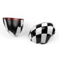 thumbnail image 2 of 2 Checke Side Mirror Caps Covers for MINI Cooper Hardtop 2014 F55 & 2015 F56, 2 of 5