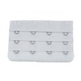 thumbnail image 2 of Extension Sangle Soutien-Gorge Rallonges Boucle 4 Crochet Respirant Accessoires Pratiques Réglables Remplacement 3 Rangées Sous-Vêtements Gris Argent Clair, 2 of 5