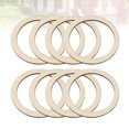 thumbnail image 3 of SHISUYAN 100Pcs Craft Circle for Friends Beige Round Wooden Discs for Personalization and Decoupage, 3 of 8