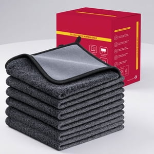 Werulen Cloth Cleaning Cloths Reusable, Thickened Kitchen Glass Car Wipes, Lint Free Multi Surface Cleaning Cloths, Absorbent Washable Cleaning Rags, Eco Friendly Reusable Wipes