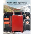 thumbnail image 4 of VEVOR Réservoir de Carburant 20 Gallons Essence et Diesel avec Pompe Manuelle Rouge, 4 of 9