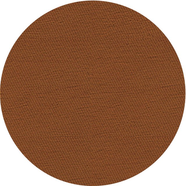 Ahgly Tapis Rond Lavable en Machine Intérieur Transitionnel Acajou Brun, 4 Pieds Rond