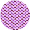 thumbnail image 1 of Ahgly Company Machine Washable Indoor Round Transitional Blossom Pink Area Rugs, 3' Round, 1 of 7