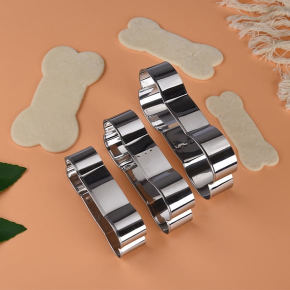 Baking DIY Cake Cutting Stainless Steel Dog Bone 3 Small Cookie Pans for Baking Nonstick Sphere Chocolate Silicone Chocolate Melting Pot Set Dipping Chocolate for Candy Making Chocolate Pen
