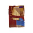 thumbnail image 1 of KANTHA SILK THROW BLANKET 50"X70", 1 of 1