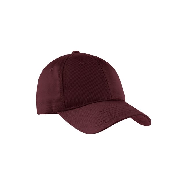 Top Headwear Moisture-Wicking Nylon Baseball Cap - Maroon