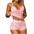 thumbnail image 1 of Birdeem Ensemble de Pyjama Aguichant en Dentelle avec Nœud pour Femmes, 1 of 12