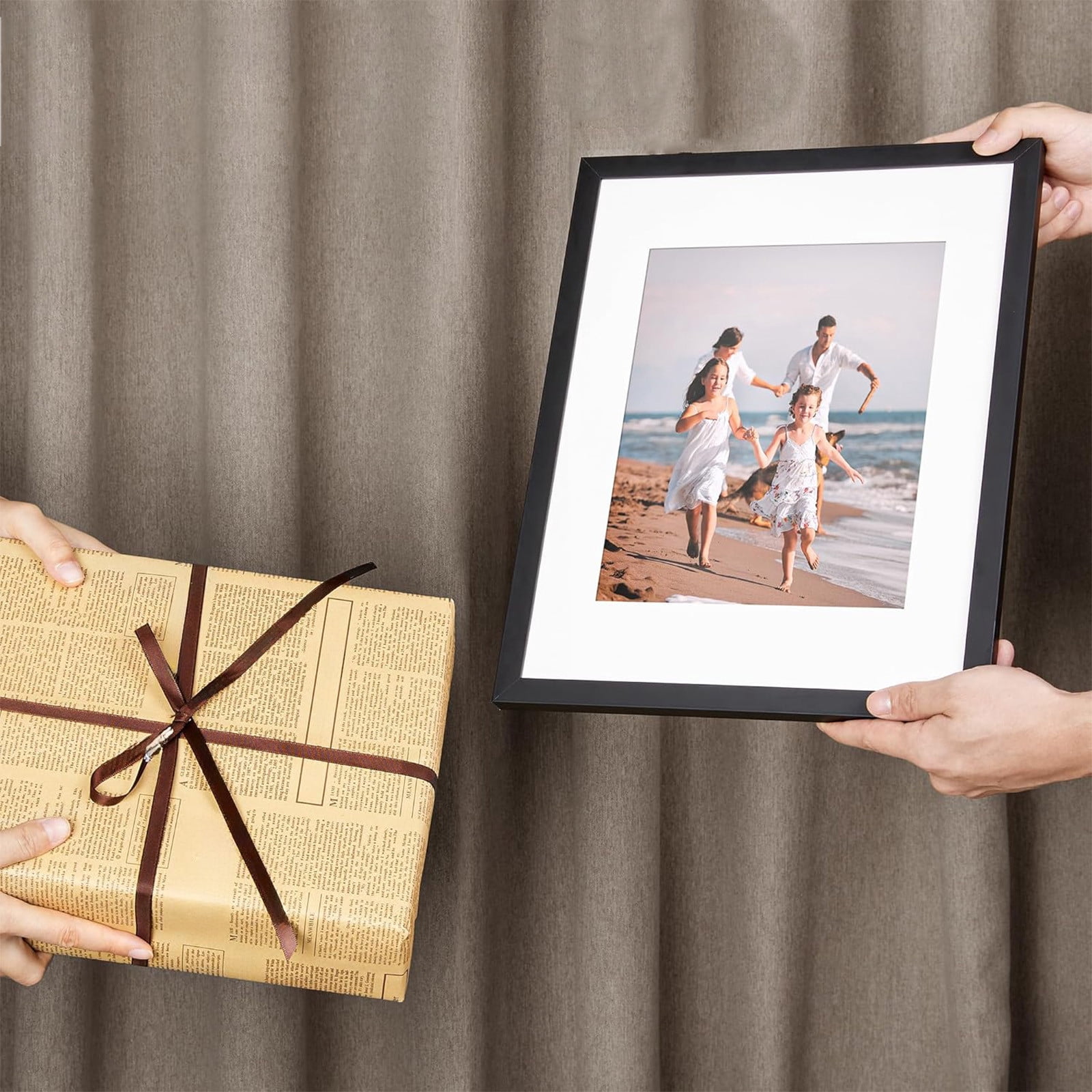 8x10 Picture Frame Black Plastic | High-Definition Glass Photo Frame ...