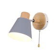 thumbnail image 2 of GROWTH TANK Modern Simple Wall Lamp Sconce Light with Pull Cord Switch Decorative Adjustable Gray, 2 of 9