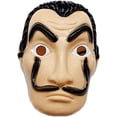 thumbnail image 1 of Gupgi Unisex Halloween Cosplay Face Mask ABS Realistic Heist Money Mask, 1 of 1