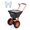 Black + Orange-Red, variant on Ourlova Versatile Push Broadcast Spreader for Lawn Garden-Large Capacity ( ) 80L Black + Dark Green