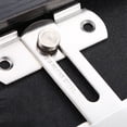 thumbnail image 3 of VONKY 2pack/lot Sleek And Secure Bedroom Latch Stainless Steel Lock Fixed With Movable Bolts black Tablet size, 3 of 6