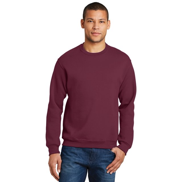 Jerzees Chandail en Molleton Col Rond pour Hommes NuBlend - 562M