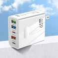 thumbnail image 2 of Mobile Phone Charger 5V3.1A PD+3USB Multi-port Travel Charger US Standard Charger Adapter, 2 of 5