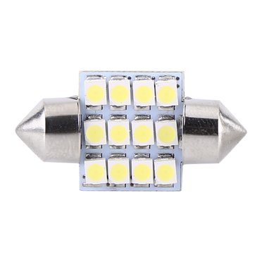 Filfeel Ampoules LED Lumière de Porte de Voiture, Lumière de Dôme de Voiture, Lumière de Carte Lumière de Plaque d'Immatriculation pour Coffre de Voiture