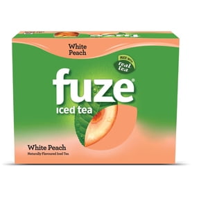 Fuze Iced Tea White Peach Cans, 341 mL, 12 Pack