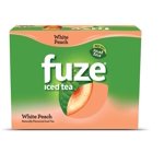 Fuze Canettes de pêche blanche à thé glacé, 341 mL, paquet de 12