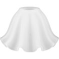 thumbnail image 1 of Shisuyan Replacement Glass Shade Flower Glass Lamp Shade Hanging Light Shade Chandelier Lampshade, 1 of 8